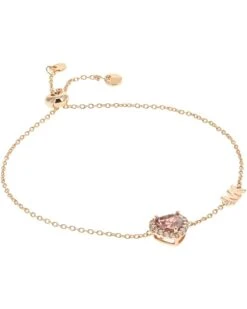 Michael Kors Sterling Silver Heart-Cut Slider Bracelet | Bracelets