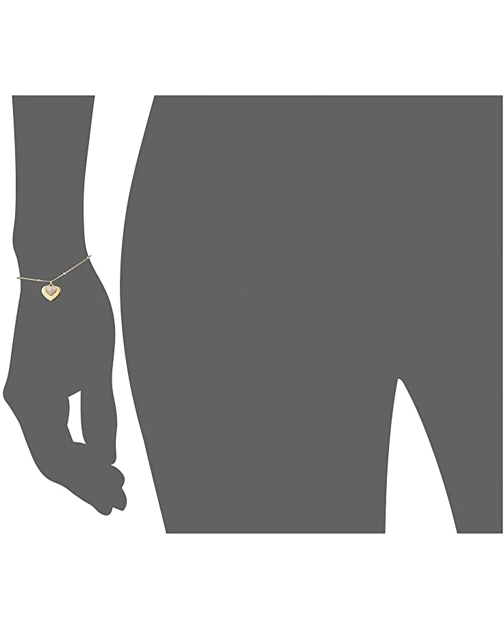 Michael Kors Precious Metal-Plated Sterling Silver Pavé Heart Bracelet | Bracelets 3 Michael Kors Precious Metal-Plated Sterling Silver Pavé Heart Bracelet | Bracelets - Image 3