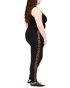 MICHAEL Michael Kors Plus Size Cheetah Stripe Leggings | Pants -Michael Kors Sale 613E3hvzfS. AC SR736920
