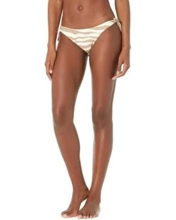 MICHAEL Michael Kors Reversible Zebra Side Tie Hipster Bottoms | Swimwear