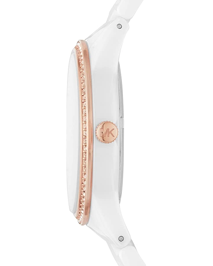 Michael Kors MK6837 - Ritz Three Hand Ceramic Watch | Fashion Watches 2 Michael Kors MK6837 - Ritz Three Hand Ceramic Watch | Fashion Watches - Image 2
