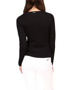 MICHAEL Michael Kors Petite Waffle Wrap Long Sleeve Top | Shirts & Tops 5 MICHAEL Michael Kors Petite Waffle Wrap Long Sleeve Top | Shirts & Tops -Michael Kors Sale 61CfbO2meAL. AC SR736920