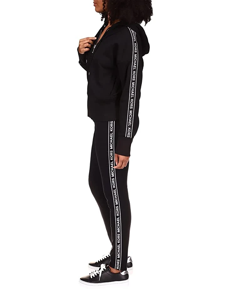 MICHAEL Michael Kors Petite Logo Stripe Zip Hoodie | Hoodies & Sweatshirts 2 MICHAEL Michael Kors Petite Logo Stripe Zip Hoodie | Hoodies & Sweatshirts - Image 2