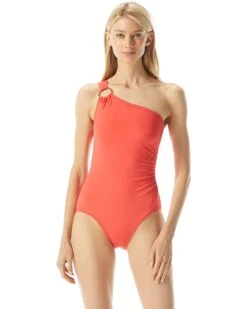 MICHAEL Michael Kors Iconic Solids One Shoulder One-Piece | Swimwear 14 MICHAEL Michael Kors Iconic Solids One Shoulder One-Piece | Swimwear -Michael Kors Sale 61KMwkKEFvL. AC SR736920