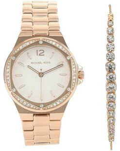Michael Kors MK1053SET - Lennox Gift Set 3 Hand Bracelet Watch | Fashion Watches