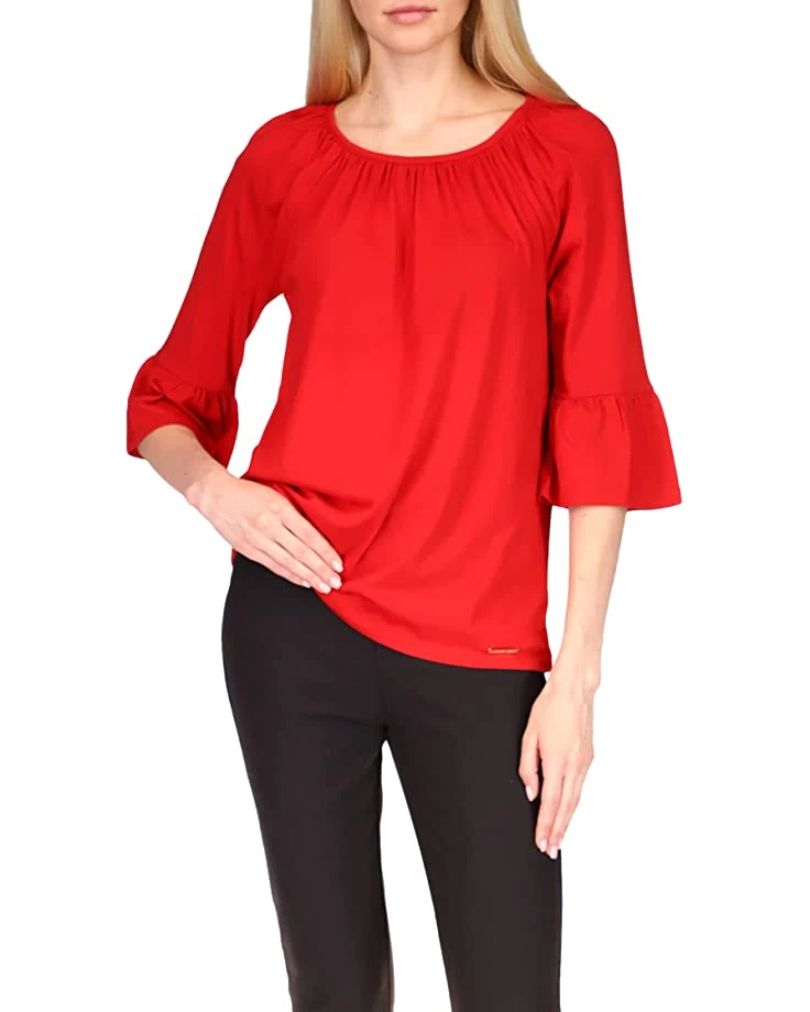 MICHAEL Michael Kors Solid Flare Sleeve Top | Shirts & Tops 1 MICHAEL Michael Kors Solid Flare Sleeve Top | Shirts & Tops