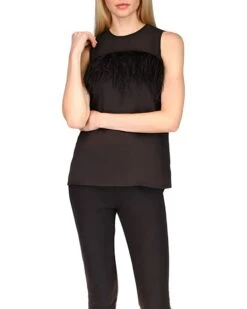 MICHAEL Michael Kors Feather Top | Shirts & Tops