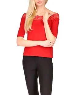 MICHAEL Michael Kors Lace Off Shoulder Top | Shirts & Tops