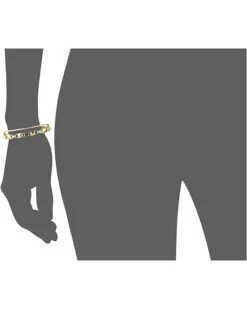 Michael Kors Precious Metal-Plated Sterling Silver Mercer Link Pavé Halo Bangle Bracelet | Bracelets -Michael Kors Sale 61TW17BYVbL. AC SR736920