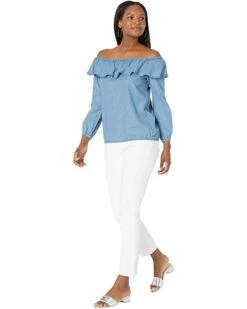 MICHAEL Michael Kors Tencel Ruffle Top | Shirts & Tops 7 MICHAEL Michael Kors Tencel Ruffle Top | Shirts & Tops -Michael Kors Sale 61Wo4Mg luL. AC SR736920