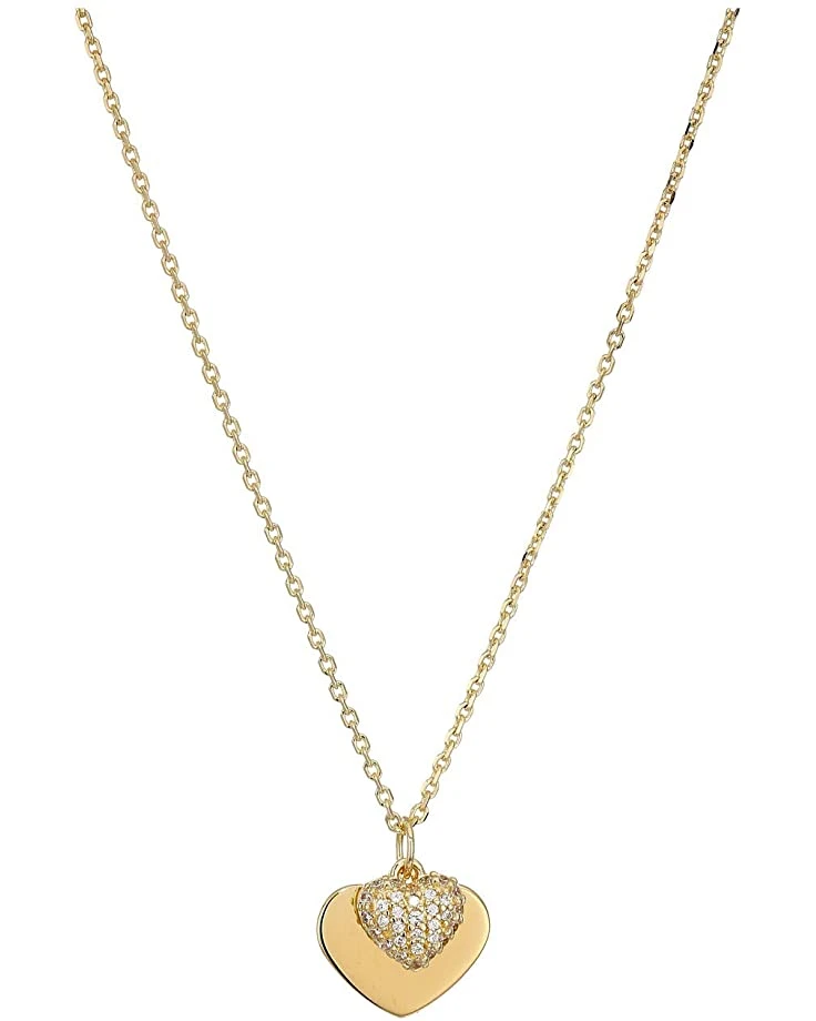 Michael Kors Precious Metal-Plated Sterling Silver Pavé Heart Necklace | Necklaces 1 Michael Kors Precious Metal-Plated Sterling Silver Pavé Heart Necklace | Necklaces