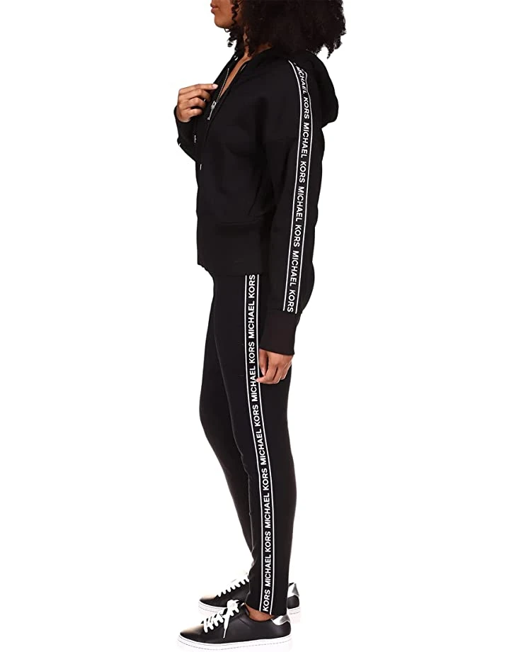 MICHAEL Michael Kors Logo Stripe Zip Hoodie | Hoodies & Sweatshirts 2 MICHAEL Michael Kors Logo Stripe Zip Hoodie | Hoodies & Sweatshirts - Image 2