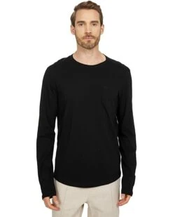 Michael Kors Slub Long Sleeve Pocket Tee | Shirts & Tops