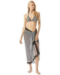 MICHAEL Michael Kors Mini Leopard Pareo Cover-Up | Swimwear