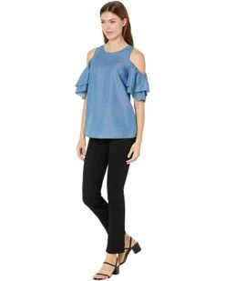 MICHAEL Michael Kors Tencel Cold-Shoulder Ruffle Top | Shirts & Tops 7 MICHAEL Michael Kors Tencel Cold-Shoulder Ruffle Top | Shirts & Tops -Michael Kors Sale 61wbNXTybgL. AC SR736920