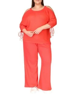 MICHAEL Michael Kors Plus Size Waffle Ruche Sleeve Top | Shirts & Tops 7 MICHAEL Michael Kors Plus Size Waffle Ruche Sleeve Top | Shirts & Tops -Michael Kors Sale 61xhmr5LcrL. AC SR736920