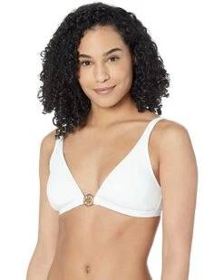 MICHAEL Michael Kors Essentials Solid Triangle Bikini Top | Swimwear 9 MICHAEL Michael Kors Essentials Solid Triangle Bikini Top | Swimwear -Michael Kors Sale 716RP8pfjHL. AC SR736920