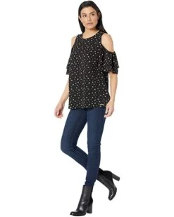 MICHAEL Michael Kors Watercolor Ditsy Cold-Shoulder Top | Shirts & Tops 7 MICHAEL Michael Kors Watercolor Ditsy Cold-Shoulder Top | Shirts & Tops -Michael Kors Sale 716jZG6FapL. AC SR736920