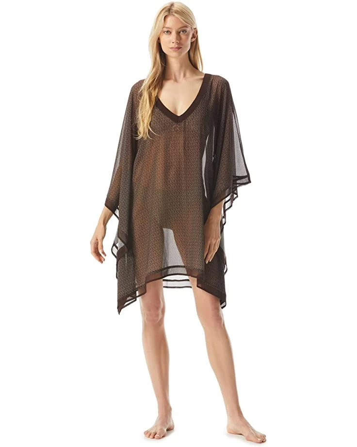 MICHAEL Michael Kors Signature Logo Caftan Cover-Up | Swimwear 1 MICHAEL Michael Kors Signature Logo Caftan Cover-Up | Swimwear