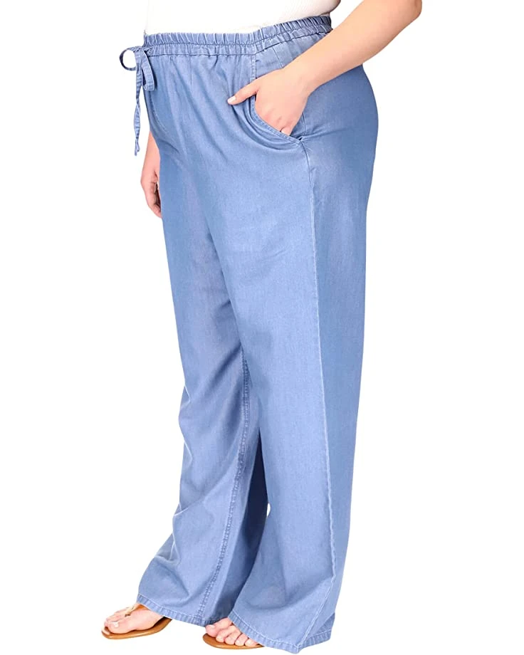 MICHAEL Michael Kors Plus Size Tencel Pull-On Pants 2 MICHAEL Michael Kors Plus Size Tencel Pull-On Pants - Image 2