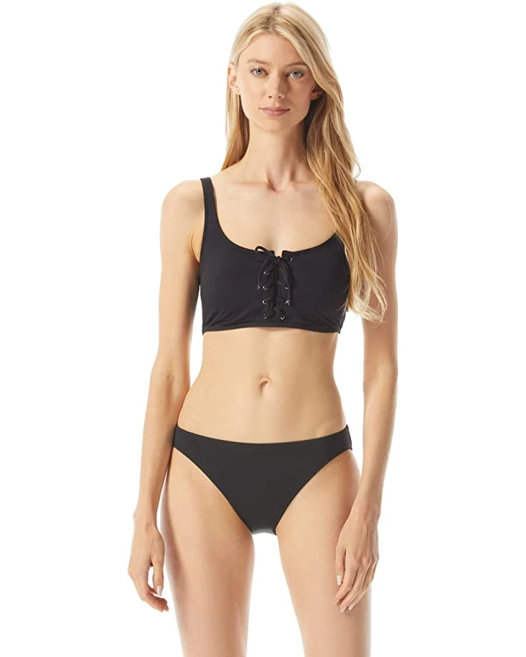 MICHAEL Michael Kors Essentials Lace Front Bikini Top | Swimwear 1 MICHAEL Michael Kors Essentials Lace Front Bikini Top | Swimwear