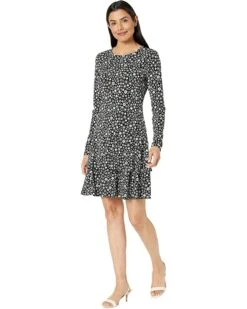 MICHAEL Michael Kors Stencil 60s Matte Jersey Flounce Dress | Dresses -Michael Kors Sale 71DkUa5YPLL. AC SR736920
