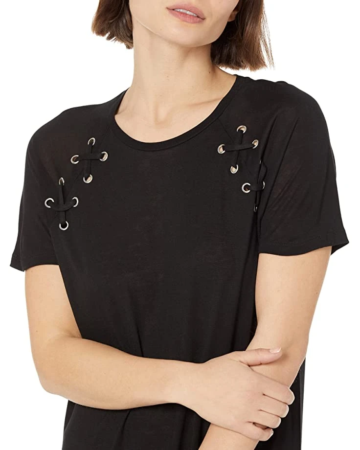 MICHAEL Michael Kors Petite Lace-Up T-Shirt Dress | Dresses 3 MICHAEL Michael Kors Petite Lace-Up T-Shirt Dress | Dresses - Image 3