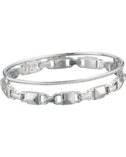 Michael Kors Precious Metal-Plated Sterling Silver Mercer Link Pavé Halo Bangle Bracelet | Bracelets -Michael Kors Sale 71FaA7B9yIL. AC SR736920