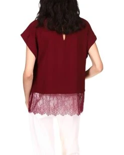 MICHAEL Michael Kors Lace Combo Short Sleeve Top | Shirts & Tops 5 MICHAEL Michael Kors Lace Combo Short Sleeve Top | Shirts & Tops -Michael Kors Sale 71IAPeX2bL. AC SR736920