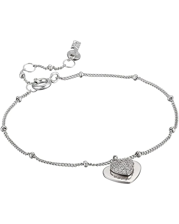 Michael Kors Precious Metal-Plated Sterling Silver Pavé Heart Bracelet | Bracelets 5 Michael Kors Precious Metal-Plated Sterling Silver Pavé Heart Bracelet | Bracelets - Image 5