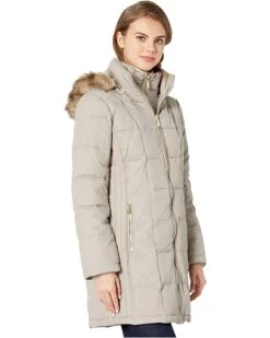 MICHAEL Michael Kors 3/4 Down with Bib M824452TZ | Coats & Outerwear -Michael Kors Sale 71Rg7F OBdL. AC SR736920