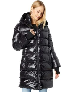 MICHAEL Michael Kors Long Recycle Fill Puffer M425395FZ | Coats & Outerwear