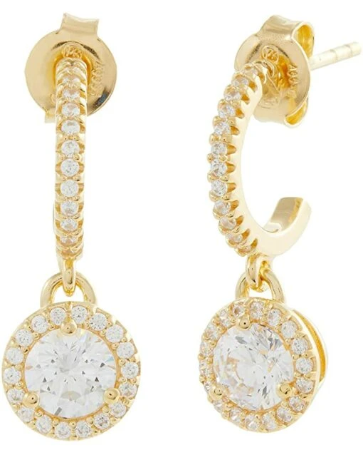 Michael Kors Kors MK Mini Hoops Earrings with Pave Halo Charm 8 Michael Kors Kors MK Mini Hoops Earrings with Pave Halo Charm -Michael Kors Sale 71Wyci18IJL. AC SR736920
