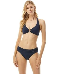 MICHAEL Michael Kors Iconic Solids Logo Ring Halter Bikini Top | Swimwear -Michael Kors Sale 71X1mt7LBWL. AC SR736920