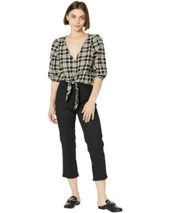 MICHAEL Michael Kors Petite Yarn-Dye Flannel Tie Front Top | Shirts & Tops 7 MICHAEL Michael Kors Petite Yarn-Dye Flannel Tie Front Top | Shirts & Tops -Michael Kors Sale 71YKVTHWOxL. AC SR736920