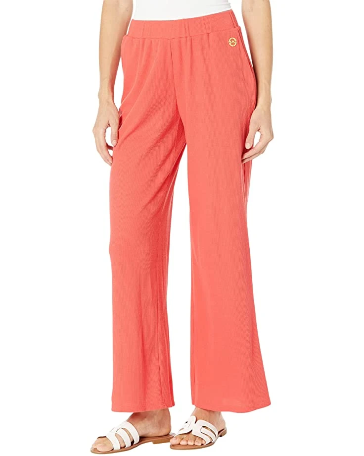 MICHAEL Michael Kors Waffle Wide Leg Pants 1 MICHAEL Michael Kors Waffle Wide Leg Pants