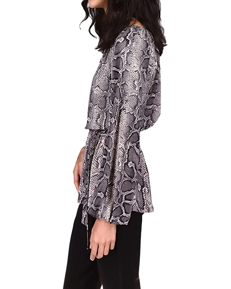 MICHAEL Michael Kors Snake One Shoulder Tunic | Shirts & Tops 2 MICHAEL Michael Kors Snake One Shoulder Tunic | Shirts & Tops - Image 2