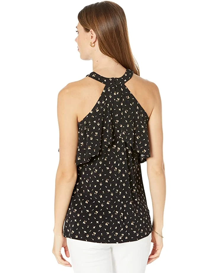 MICHAEL Michael Kors Floral Flounce Halter | Shirts & Tops 2 MICHAEL Michael Kors Floral Flounce Halter | Shirts & Tops - Image 2