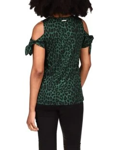 MICHAEL Michael Kors Cheetah Cold-Shoulder T-Shirt | Shirts & Tops 6 MICHAEL Michael Kors Cheetah Cold-Shoulder T-Shirt | Shirts & Tops -Michael Kors Sale 71tVmfXl8fS. AC SR736920