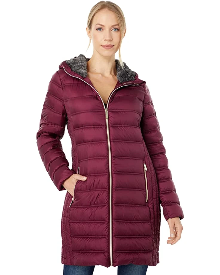 MICHAEL Michael Kors Long Zip Front Down Packable M825169B63 | Coats & Outerwear 1 MICHAEL Michael Kors Long Zip Front Down Packable M825169B63 | Coats & Outerwear