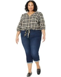 MICHAEL Michael Kors Plus Size Yarn-Dye Flannel Tie Front Top | Shirts & Tops 7 MICHAEL Michael Kors Plus Size Yarn-Dye Flannel Tie Front Top | Shirts & Tops -Michael Kors Sale 71vcETtkkzL. AC SR736920