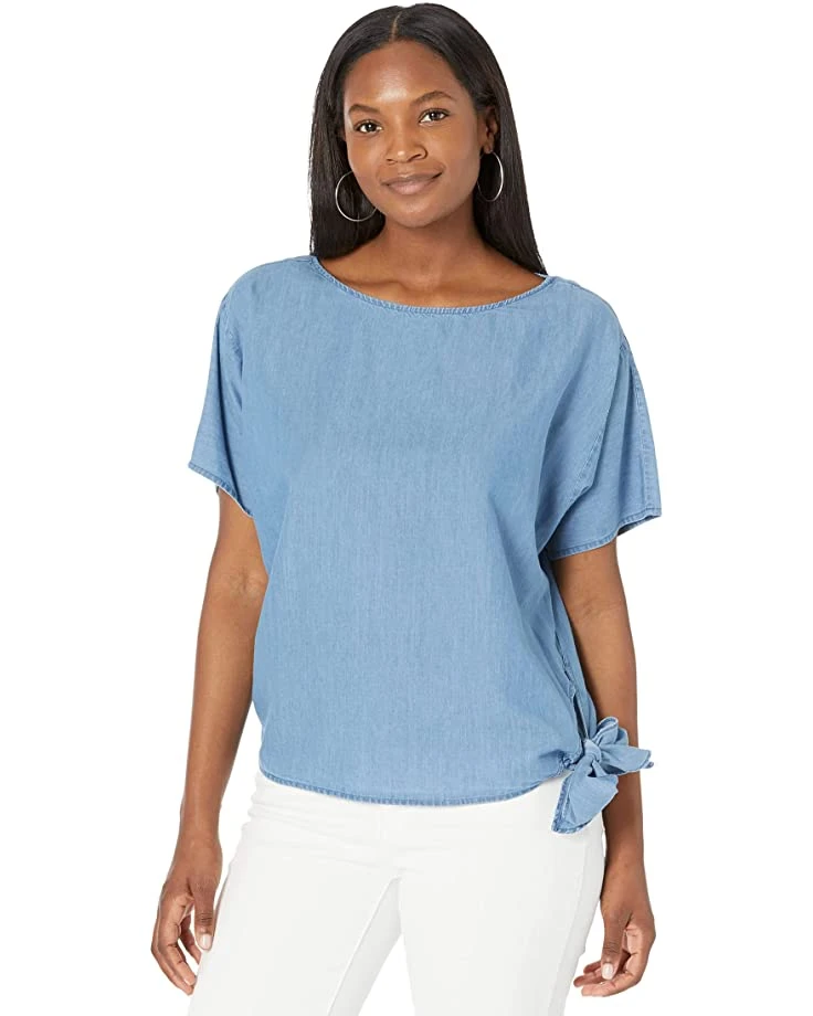 MICHAEL Michael Kors Tencel Side-Tie Top | Shirts & Tops 1 MICHAEL Michael Kors Tencel Side-Tie Top | Shirts & Tops