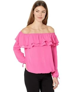 MICHAEL Michael Kors Ruffle Peasant Top | Shirts & Tops 9 MICHAEL Michael Kors Ruffle Peasant Top | Shirts & Tops -Michael Kors Sale 71yBQkDZWmL. AC SR736920