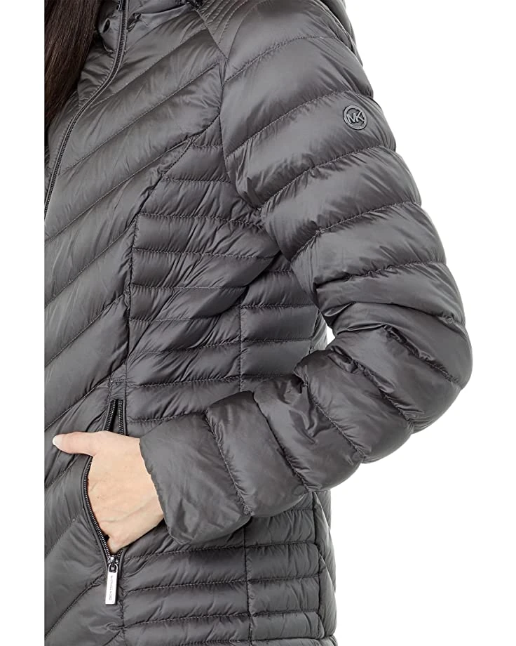 MICHAEL Michael Kors Short Zip Front Down Packable M825069BNM | Coats & Outerwear 3 MICHAEL Michael Kors Short Zip Front Down Packable M825069BNM | Coats & Outerwear - Image 3