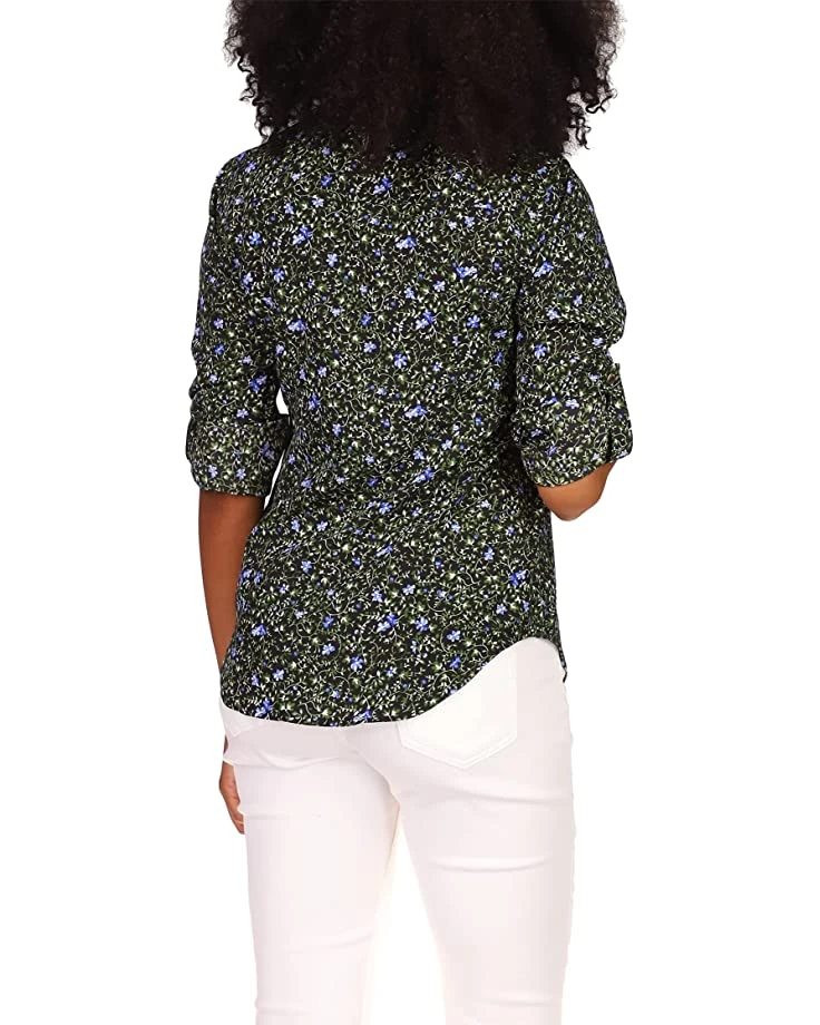 MICHAEL Michael Kors Petite Floral Vine Dog Tag Top | Shirts & Tops 3 MICHAEL Michael Kors Petite Floral Vine Dog Tag Top | Shirts & Tops - Image 3
