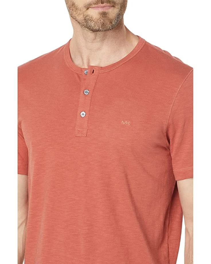 Michael Kors Short Sleeve Slub Henley | Shirts & Tops 3 Michael Kors Short Sleeve Slub Henley | Shirts & Tops - Image 3
