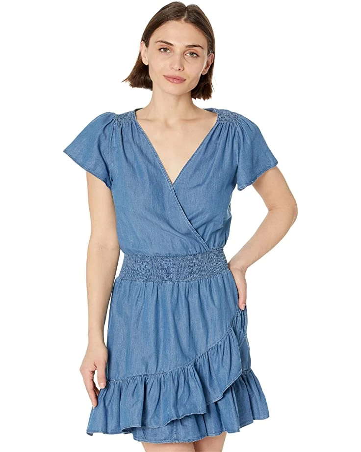 MICHAEL Michael Kors Petite Short Sleeve Tencel Wrap Drs | Dresses 1 MICHAEL Michael Kors Petite Short Sleeve Tencel Wrap Drs | Dresses