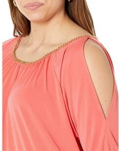 MICHAEL Michael Kors Plus Size Chain Neck Cold-Shoulder Top | Shirts & Tops 6 MICHAEL Michael Kors Plus Size Chain Neck Cold-Shoulder Top | Shirts & Tops -Michael Kors Sale 81JWta8t7uL. AC SR736920