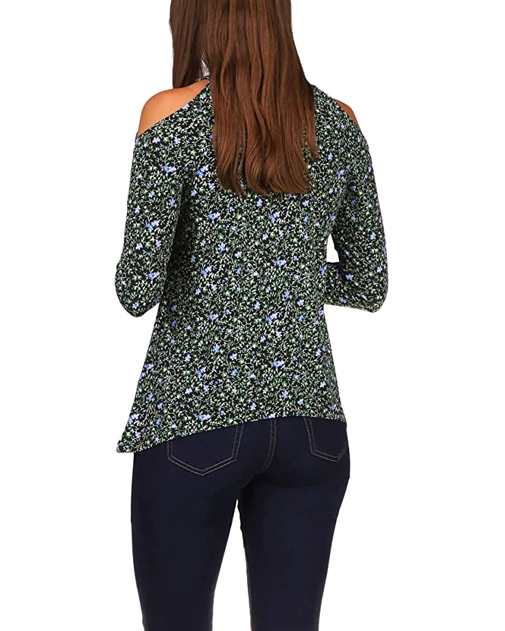 MICHAEL Michael Kors Floral Cold-Shoulder Top | Shirts & Tops 3 MICHAEL Michael Kors Floral Cold-Shoulder Top | Shirts & Tops - Image 3