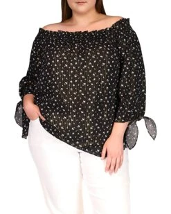 MICHAEL Michael Kors Plus Size Off Shoulder Top | Shirts & Tops -Michael Kors Sale 81PISrm7MtL. AC SR736920